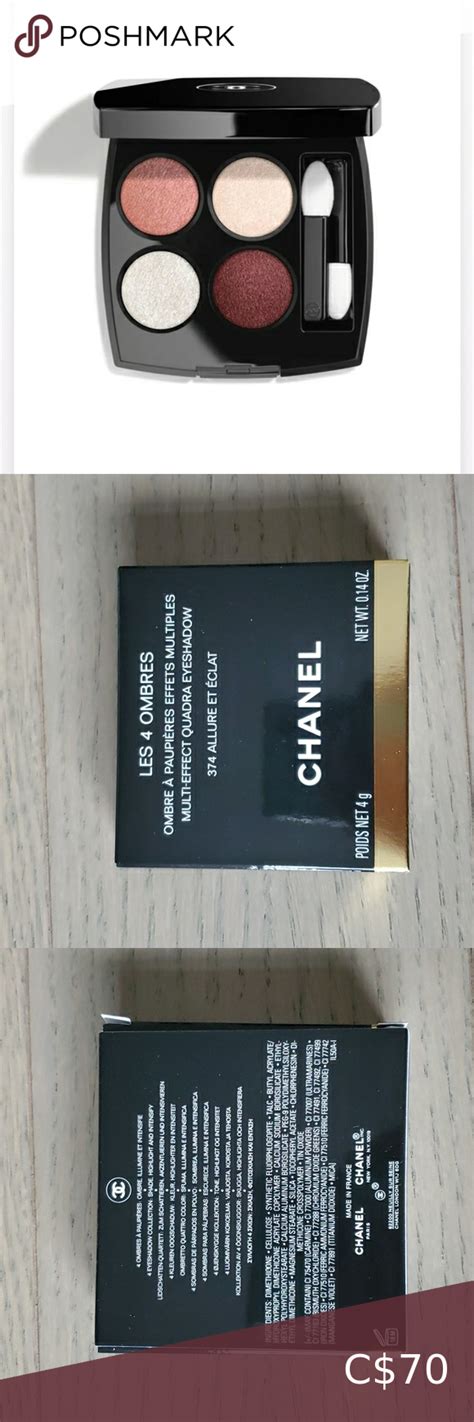 chanel 374|Chanel 4 ombres eyeshadow.